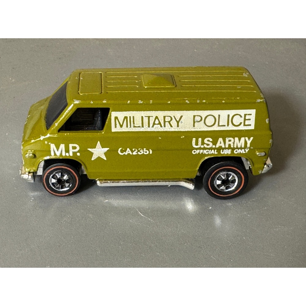 Hot Wheels Redline Military Police Van US Army MP 1974 Hong Kong Flying Colors